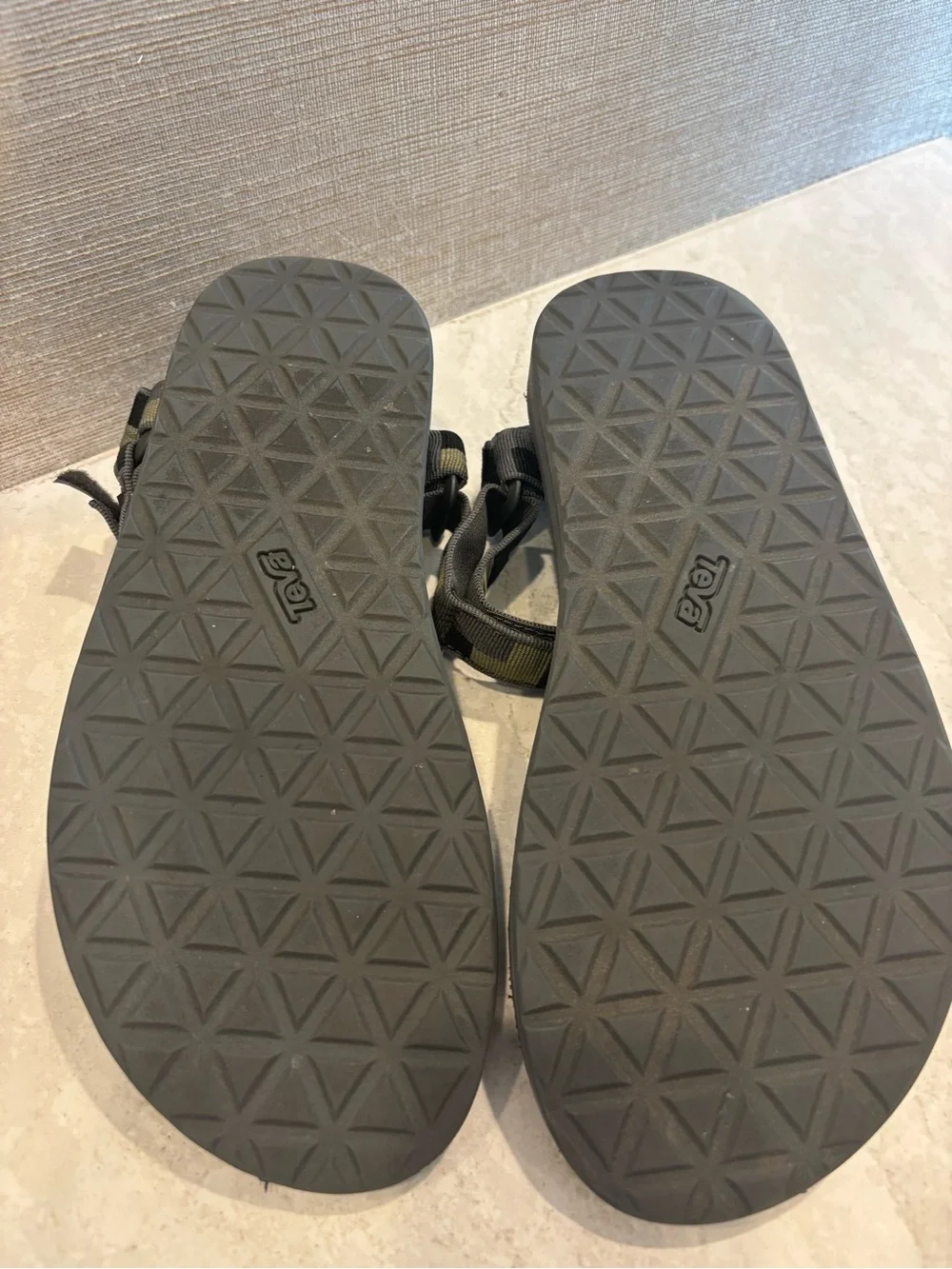 Teva Men's Sandals in Gray and Olive Camo